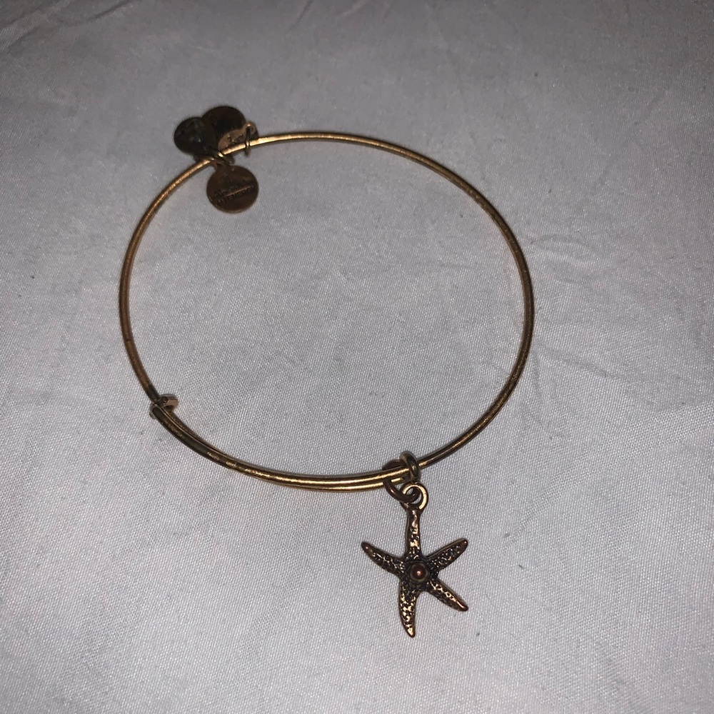 Alex and Ani Starfish Gold Bracelet
